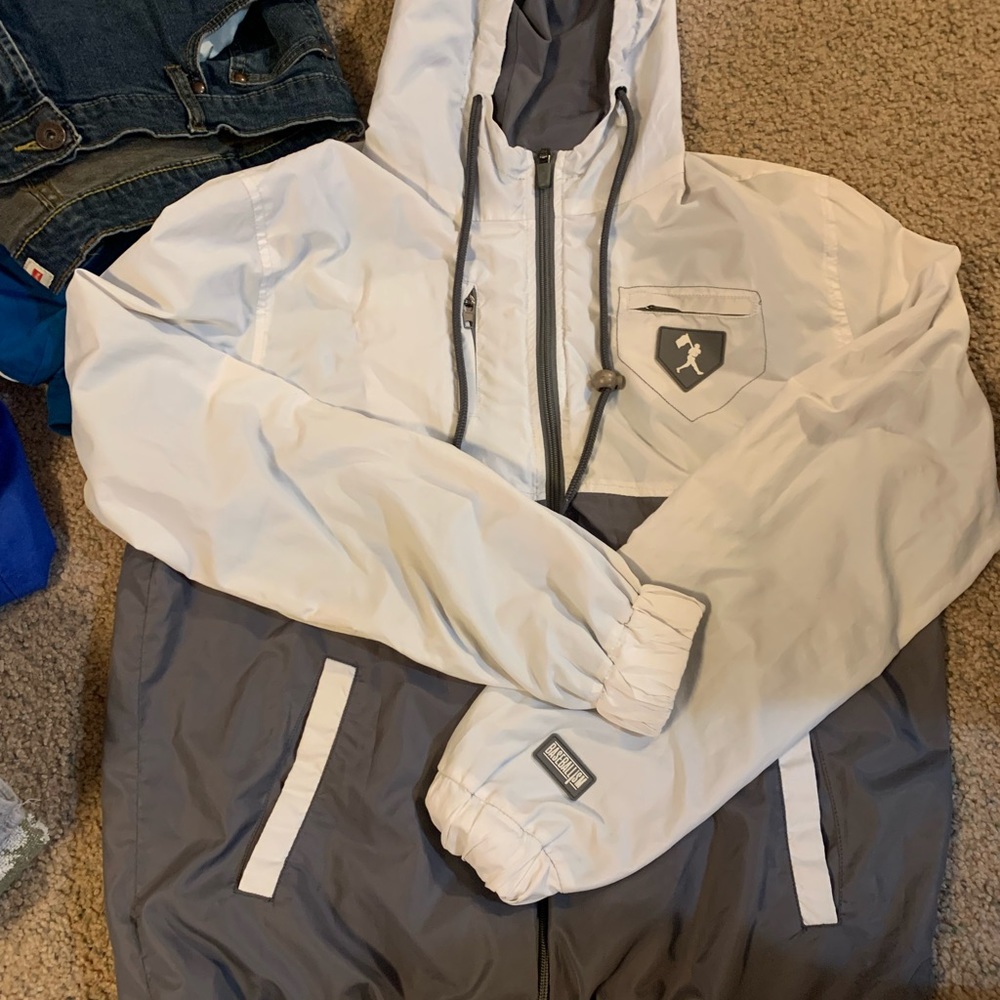 Baseballism windbreaker womens M